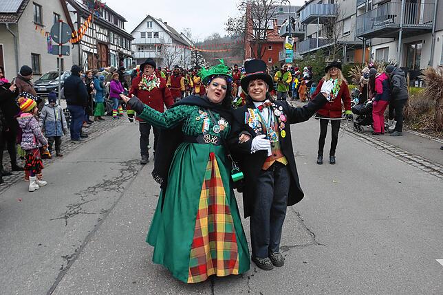 Bild 26: Bonndorf feiert den 40. Geburtstag des Narrenvereins mit riesigem Umzug