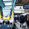 Ein Zug der SWEG in Stuttgart. Lokführer der GDL streiken erneut
