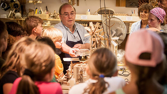 Ein Ort zum Mitmachen: Die Museumswerkstatt in den Vogtsbauernhöfen.