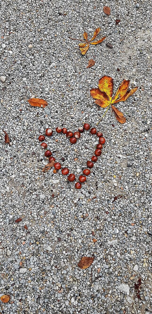 Ein Herz für den Herbst.