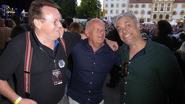 Viel Spaß hatten (von links) Uwe Hamann aus Salem, Mervyn Squere aus England und Dirk Regenscheit aus Salem.