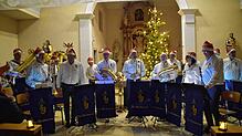 Ein weihnachtliches Programm hat das Bläser-Ensemble Die Blechmeisen in der Strittmatter Herz-Jesu-Kirche im Angebot. Bild: Bernadette André