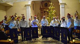Ein weihnachtliches Programm hat das Bläser-Ensemble Die Blechmeisen in der Strittmatter Herz-Jesu-Kirche im Angebot. Bild: Bernadette André