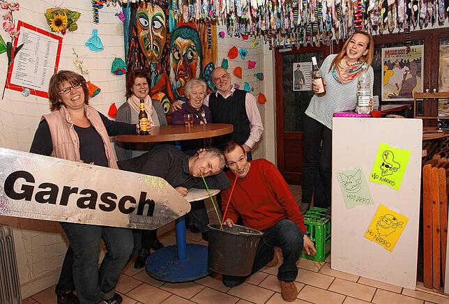 Nur Unsinn im Sinn hat das Garasch-Team – hier ein Foto aus dem Jahr 2014 mit (v.l.) Susanne Rössler, Sabine Gahr, Kordula und ...