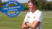 Eddy Wiedenmaier, Trainer des SV Mühlhausen.
