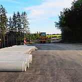Die Trasse vom Gewerbegebiet in Richtung Landstraße 201 wurde bereits gebaut.