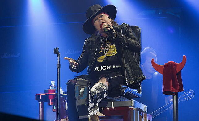 Bild mit Symbolcharakter: Rock-Sänger Axl Rose ging es schon mal besser.