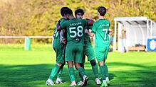 Jubel: Der TSV Aach-Linz sicherte sich einen 2:1-Sieg beim FC Bodman-Ludwigshafen.