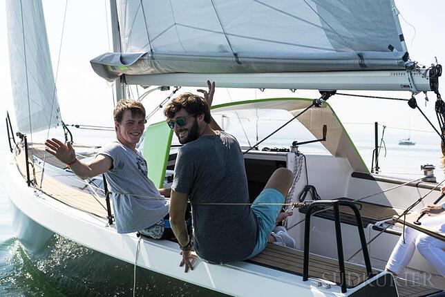 Friedrich Deimann, 30, hat mit der Green Bente 24 ein Boot aus nachwachsenden und natürlichen Rohstoffen gebaut.