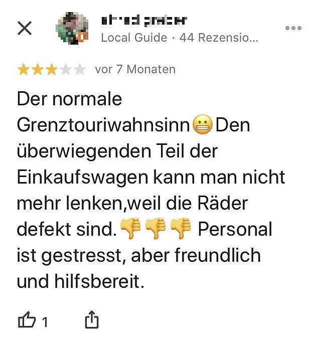 Bild 17: &bdquo;Tut was er soll, fällt halt runter&ldquo;: Die kuriosesten Internet-Bewertungen über den Rheinfall und andere Sehenswürdigkeiten und Einrichtungen in der Region