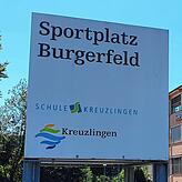 Die Sportanlage Burgerfeld, genannt &bdquo;Roter Platz&ldquo;, in Kreuzlingen.