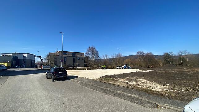 Mitten im Industriegebiet in der Straße Im Ried 20 steht aktuell noch kein Gebäude. Künftig könnte an dieser Stelle aber ein Hotel ...