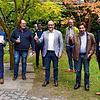 Sie erläuterten die Pool-Testung (von links): Bürgermeister Andreas Osner, Hannes Winterer vom Gesundheitsamt, Johannes Zander vom Labor ...