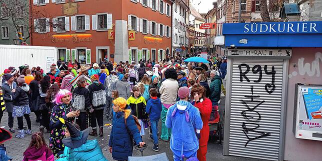 Auch in der Wessenbergstraße herrscht Gerdänge.