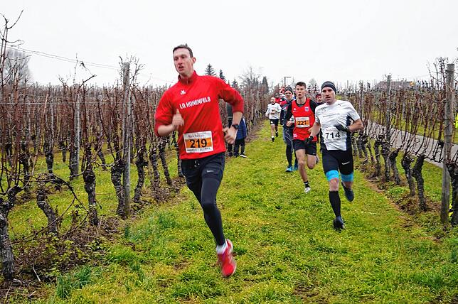 Bild 4: Bilder vom Crosslauf Hegau-Bodensee in den Reben oberhalb der Haltnau