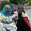 Der Wetti-Butzer aus Behla und der Dauchinger Teufel zieren 2023 das Fasnetbier-Etikett der Fürstenberg Brauerei.