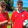 Fast wie daheim: Der Obermettinger Robin Maier (rechts) erlebte das 2:2 der Freiburger U17 gegen den FC Winterthur verletzungsbedingt ...