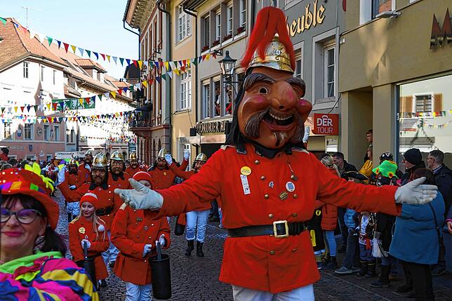 Bild 18: Bilder vom Umzug des Hochrhein Narrentreffens in Tiengen (Teil 2)