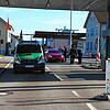 Grenzübergang Erzingen-Trassadingen Mitte März: Fast alle der Schweizer Fahrer, die nach Deutschland einreisen wollen, werden ...