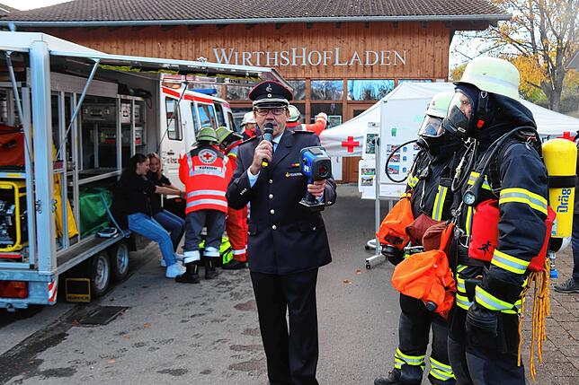 Bild 35: Bilder von der Feuerwehrhauptübung der Feuerwehr Riedheim