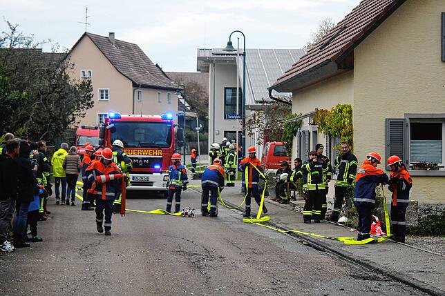 Bild 9: Bilder der Jahreshauptübung der Feuerwehr Orsingen-Nenzingen
