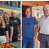 Sie stehen für Regionalität. Familie Hertle (links), Monika, René, Sophia, Adriana und Andreas Hertle sowie Christian und Elmar Bischoff ...