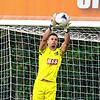 Kevin Ehmann wusste erst kurz vor dem Anpfiff, dass er in Bahlingen bei den Villingern im Tor stehen wird. Mit starken Leistung trug er ...