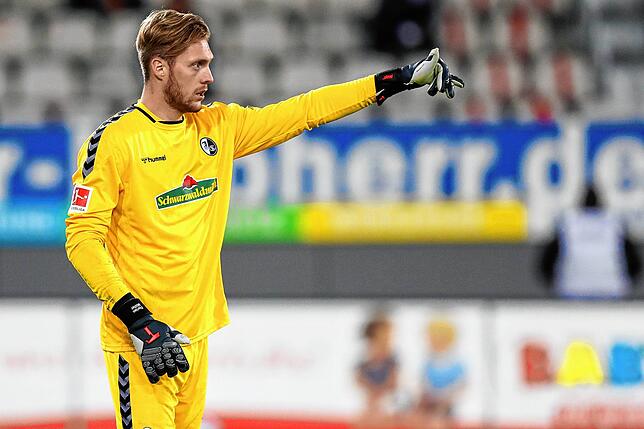 Freiburgs Torwart Florian Müller