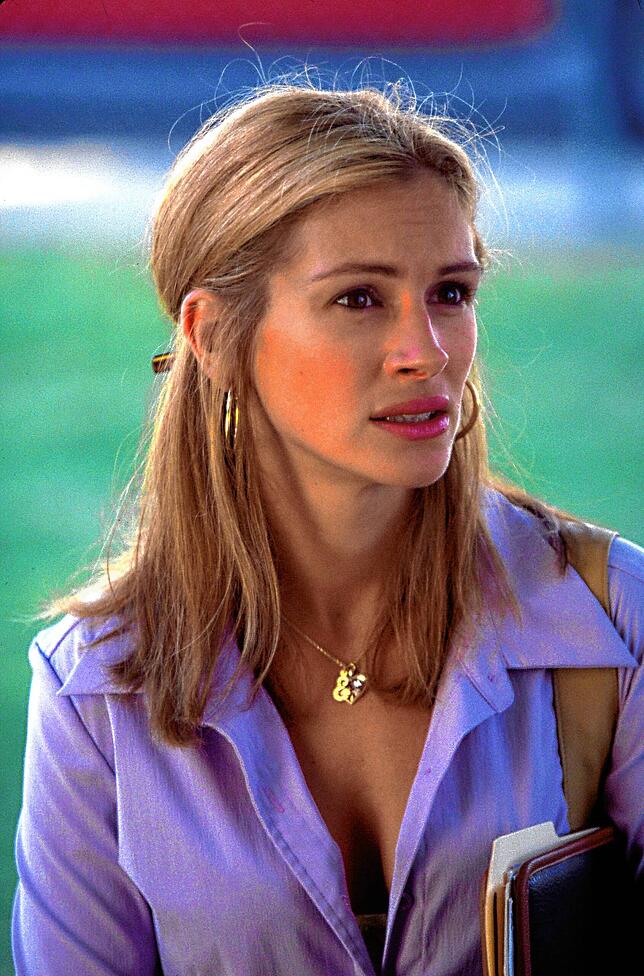 Julia Roberts in der Rolle der Erin Brockovich im gleichnamigen Kinofilm.