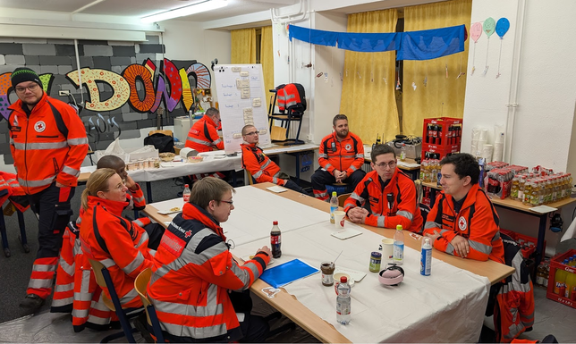 Der DRK-Kreisverband hat seine Nothilfestelle in der Heinrich-Hansjakob-Schule in Waldshut aufgebaut.