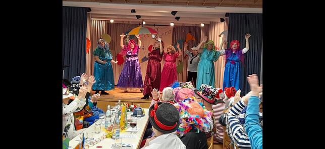 Fasnachtsauftritt im Bernhardsheim Albbruck.