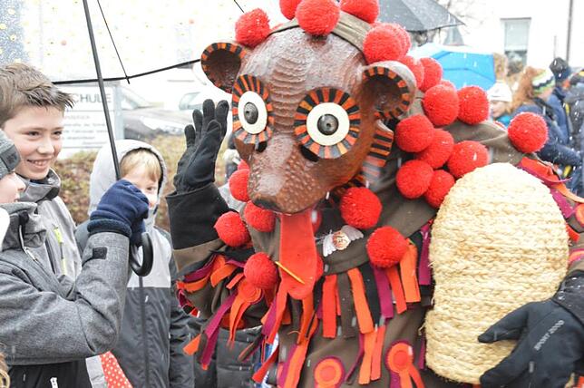 Bild 13: Bilder vom Narrensprung beim Ringtreffen des Alemannischen Narrenrings (Teil 3)
