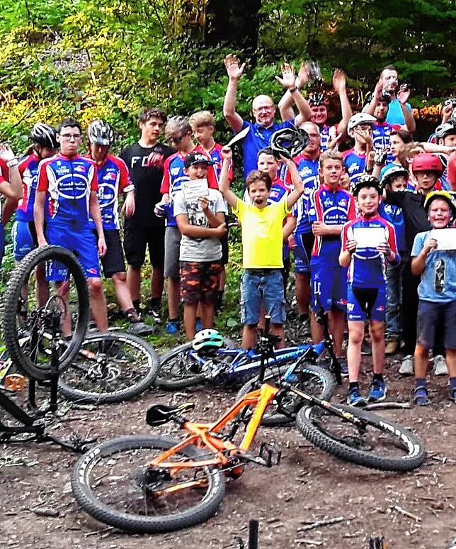 Im Bikepark Homburg: Mitglieder des Velo & Bike Clubs Waldshut-Tiengen haben hier regelmäßig auf und neben dem Mountain-Bike viel Spaß.