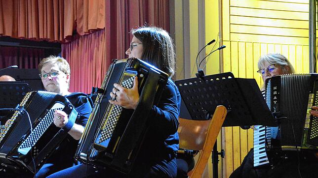 Ein „musikalisches Abenteuer“ bietet das Harmonikaorchester. Bild: Rasenberger