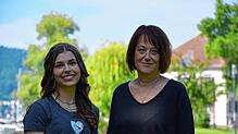 Studentin Antonia Korner und Sandra Domogalla, Leiterin des Amts für Tourismus, Kultur und Markting, freuen sich schon auf das ...