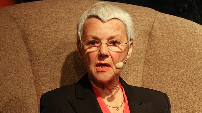 Gabriele Krone-Schmalz bei ihrem Auftritt in Engen.