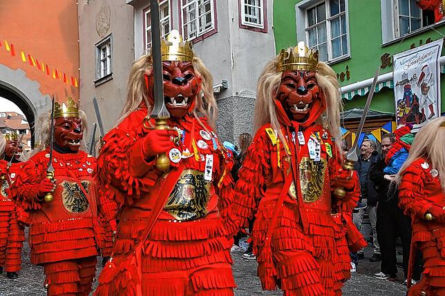Bild 23: Bilder vom Narrenbaumstellen in Meersburg