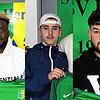 Drei Neue für den SV Herten: Youssouf Toure (links) kommt vom FV Degerfelden, Samuel Pisano aus dem Degerfelder Nachwuchs und Michael ...