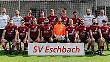 Großer Kader: Der SV Eschbach hat 18 Neuzugänge und seine Aktivabteilung auf drei Mannschaften aufgestockt. Vorn von links: Marcel ...