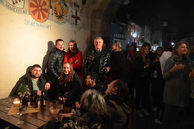 Bild 26: Gute Stimmung bei der Markdorfer Musiknacht
