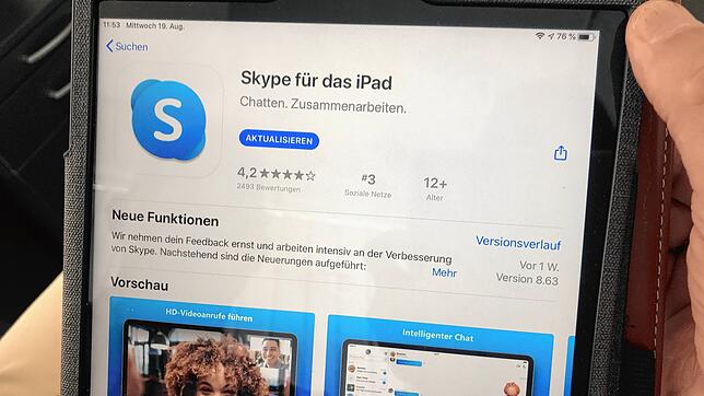 Der Messengerdienst Skype ist auf vielen Computern, Tablets und Smartphones installiert. Ein 76-Jähriger aus dem Raum Tuttlingen wurde ...