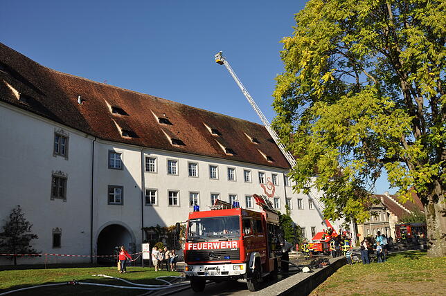 Erst 2018 fand die Hauptübung der Freiwilligen Feuerwehr Salem in Schloss und Kloster Salem statt. Ziel ist es, "möglichst alles ...
