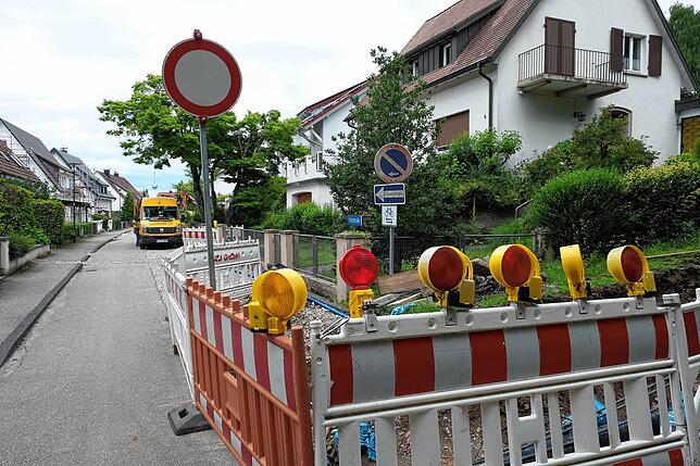 Mit der Fertigstellen der Arbeiten in der Parkstraße wird in vier bis sechs Wochen gerechnet.