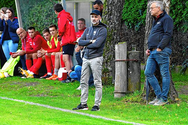 Beste Saisonleistung: Trainer Erkan Kanli vom FC Tiengen 08 war mit der Leistung seiner Elf vollauf zufrieden.