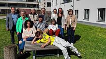 Die Orga-Gruppe rund um die Pilgerwanderung des Familienzentrums: Hohentengens Bürgermeister Jürgen Wiener (hinten, von links), ...