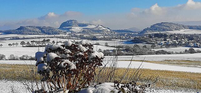 Bild 10: So schön war der erste Schnee im Hegau!