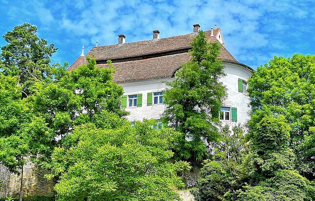 Auf Schloss Randegg findet die weit über die Gemeinde hinaus bekannte Kunstausstellung &bdquo;Experimentelle&ldquo; statt.