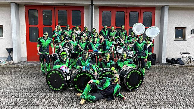 Die Guggemusik Tezzilnheimer Schtudehägler ist gut auf ihre Geburtstagsparty am kommenden Samstag in Detzeln vorbereitet. Bild: Guggemusik