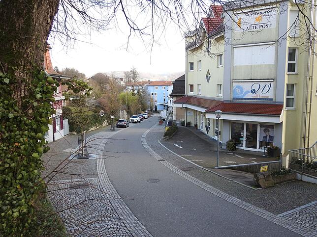 Die Andelsbachstraße wurde durch die Sanierung erheblich aufgewertet.