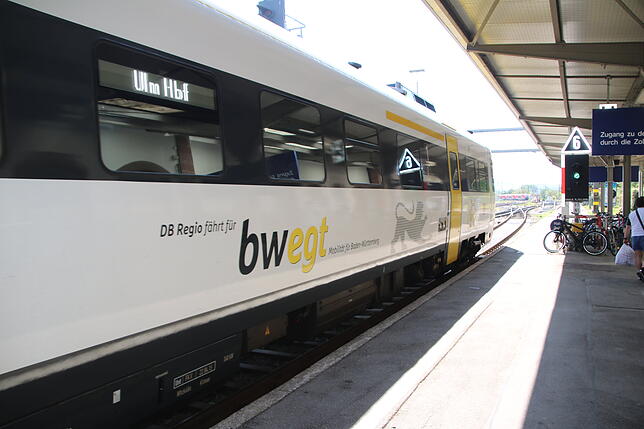 Die Dieseltriebwagen des Typs VT 612 werden seit Mai 2018 auf der Hochrheinstrecke eingesetzt.